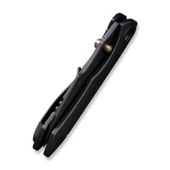 WE High-Fin Folding Knife Black Titanium Handle 20CV Plain Black Blade WE22005-1 -We Knife 0f48afc9 565d 414d 91dd 8cd552f48304 61595.1666202153