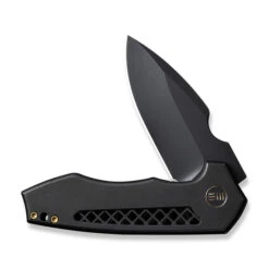 WE Harpen Folding Knife Black Titanium Handle 20CV Modified Drop Point Plain Edge Black Stonewash Finish WE23019-1 -We Knife 124d0939 91a3 4fd3 a4e0 1ab650558447 70439.1705957882