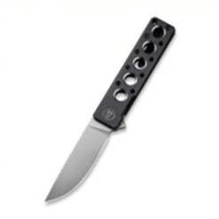 WE Knife Miscreant 3.0 Folding Knife Black Titanium Handle 20CV Plain Edge Gray Stonewash 2101B