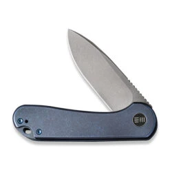 WE Elementum Folding Knife Blue Titanium Handle 20CV Plain Edge Gray Stonewash Finish 18062X-2 12 WE Elementum Folding Knife Blue Titanium Handle 20CV Plain Edge Gray Stonewash Finish 18062X-2 -We Knife 1cd106b4 51eb 4185 849d 4d7aed263e6a 54580.1640175963