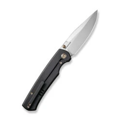 WE Evoke Folding Knife Black Titanium Handle 20CV Clip Point Plain Edge Silver Bead Blast Finish WE21046-1 -We Knife 225ff558 8908 471c b2dc 4a59ea1c8c1a 00115.1666109807