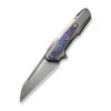 WE Falcaria Folding Knife Polished Bead Blast Flame Titanium Handle 20CV Wharncliffe Plain Edge Polished Bead Blast Finish WE23012B-1 -We Knife 24486f7b 4036 4bab a26c 088ce0609641 64720.1713290680