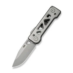 WE Tyro Folding Knife Gray Titanium Folding Knife 20CV Plain Edge Stonewash Finish WE24001-2 -We Knife 24w 1 96673.1729715342