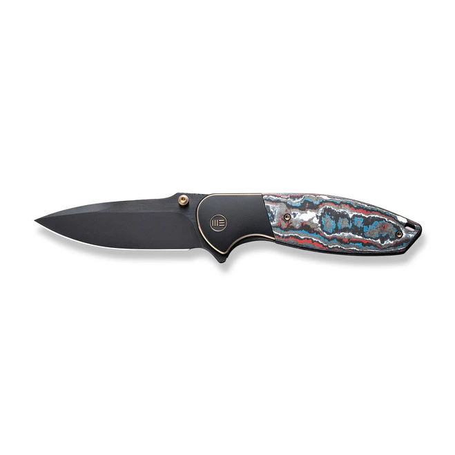 WE Nitro OG Folding Knife Bronze/Black/Red/Blue/White Titanium Nebula Fat Carbon Fiber Handle 20CV Drop Point Plain Edge WE23035-4 9 WE Nitro OG Folding Knife Bronze/Black/Red/Blue/White Titanium Nebula Fat Carbon Fiber Handle 20CV Drop Point Plain Edge WE23035-4 - Image 8