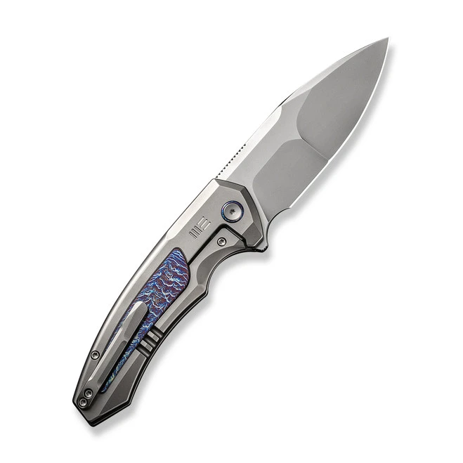 WE Hyperactive Folding Knife Flame Titanium Handle Vanax Drop Point Plain Edge Polished Bead Blast Finish WE23030-1 4 WE Hyperactive Folding Knife Flame Titanium Handle Vanax Drop Point Plain Edge Polished Bead Blast Finish WE23030-1 - Image 2