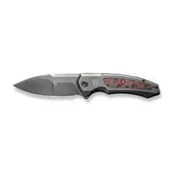 WE Hyperactive Folding Knife Polished Gray Orange Peel Lava Flow Fat Carbon Fiber Handle Vanax Drop Point Plain Edge Polished Gray Finish WE23030-2 -We Knife 2e85c9d8 40f9 42b0 bb17 58fbb1cbb1a0 11207.1704297452