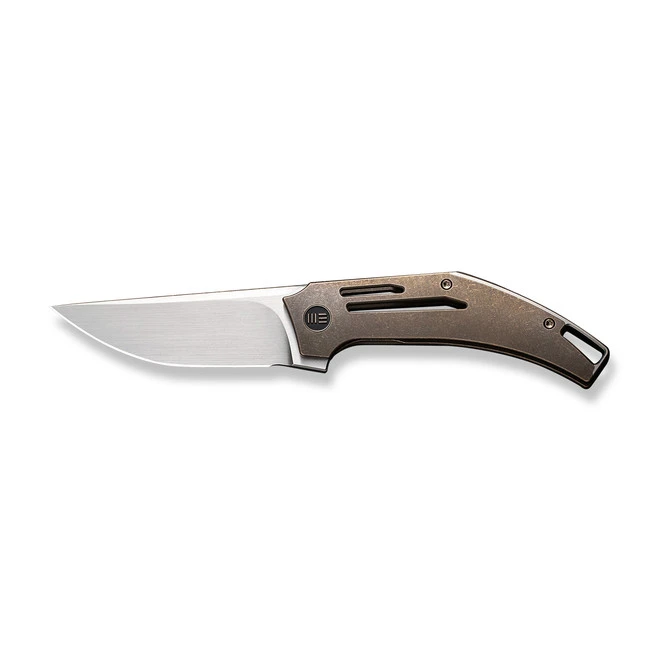 WE Speedliner Folding Knife Bronze Titanium Handle 20CV Drop Point Plain Edge Hand Rubbed Satin Finish WE22045C-2 10 WE Speedliner Folding Knife Bronze Titanium Handle 20CV Drop Point Plain Edge Hand Rubbed Satin Finish WE22045C-2 - Image 8
