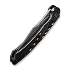 WE Swiftfin Folding Knife Polished Gray/Dark Golden Titanium Handle 20CV Modified Clip Point Plain Edge Polished Gray Finish WE23051-3 -We Knife 453c4c60 5209 48eb 9996 e79162966857 30885.1718816506