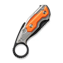 WE Yardbird Folding Knife Gray/Orange Titanium/G10 Handle 20CV Wharncliffe Plain Edge Black Stonewash Finish WE22021-1 -We Knife 4a01390a c19b 4d2a ba5a 54d97a58e79b 04341.1710954777
