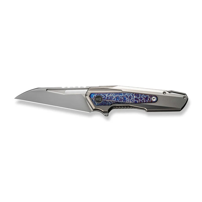 WE Falcaria Folding Knife Polished Bead Blast Flame Titanium Handle 20CV Wharncliffe Plain Edge Polished Bead Blast Finish WE23012B-1 10 WE Falcaria Folding Knife Polished Bead Blast Flame Titanium Handle 20CV Wharncliffe Plain Edge Polished Bead Blast Finish WE23012B-1 - Image 8