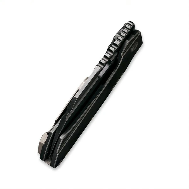 WE Roxi 3 Folding Knife Black Titanium Handle S35VN Plain Edge Black Stonewash Finish WE19072-2 8 WE Roxi 3 Folding Knife Black Titanium Handle S35VN Plain Edge Black Stonewash Finish WE19072-2 - Image 6
