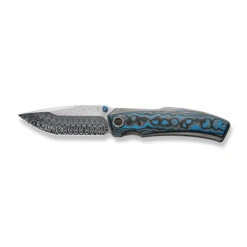 WE Swordfin Folding Knife Black/Blue Arctic Storm Fat Carbon Fiber Handle Damasteel Tanto Plain Edge WE23067-DS1 17 WE Swordfin Folding Knife Black/Blue Arctic Storm Fat Carbon Fiber Handle Damasteel Tanto Plain Edge WE23067-DS1 -We Knife 4fd86734 112f 4978 ad16 f0766f6fc791 13652.1715801885