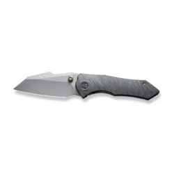 WE High-Fin Folding Knife Tiger Stripe Pattern Titanium Handle 20CV Plain Edge Gray Stonewash Finish WE22005-4 -We Knife 50f3549c 9a9d 4f2e a1a9 aa86255ce707 98779.1666204242