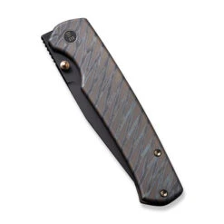 WE Evoke Folding Knife Tiger Striped Pattern Flamed Titanium Handle 20CV Clip Point Plain Edge Black Stonewash Finish WE21046-4 14 WE Evoke Folding Knife Tiger Striped Pattern Flamed Titanium Handle 20CV Clip Point Plain Edge Black Stonewash Finish WE21046-4 -We Knife 5256d813 09f5 4ef6 a78e b8a5aafa6f7d 39647.1666113191