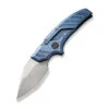 WE Typhoeus Folding Knife Blue Titanium Handle 20CV Dagger Plain Edge Silver Bead Blast Finish WE21036B-3 1 WE Typhoeus Folding Knife Blue Titanium Handle 20CV Dagger Plain Edge Silver Bead Blast Finish WE21036B-3 -We Knife 590b4cb5 7181 4281 93b2 8661983d603c 34784.1662565180