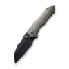 WE High-Fin Folding Knife Bronze Titanium Handle 20CV Plain Black Blade WE22005-2 -We Knife 602f77fe 9f97 41ce bdb8 57f31655bbff 93453.1666202808