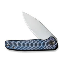 Discontinued WE Shakan Folding Knife Black/Blue Titanium Handle 20CV Drop Point Plain Edge Silver Bead Blast Finish Limited Edition 310 Pieces WE20052C-1 16 Discontinued WE Shakan Folding Knife Black/Blue Titanium Handle 20CV Drop Point Plain Edge Silver Bead Blast Finish Limited Edition 310 Pieces WE20052C-1 -We Knife 609c2326 b312 4611 a79e 6d173b634c6b 81280.1662559204