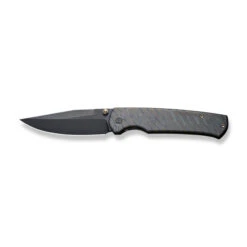 WE Evoke Folding Knife Tiger Striped Pattern Flamed Titanium Handle 20CV Clip Point Plain Edge Black Stonewash Finish WE21046-4 17 WE Evoke Folding Knife Tiger Striped Pattern Flamed Titanium Handle 20CV Clip Point Plain Edge Black Stonewash Finish WE21046-4 -We Knife 64298c02 4c40 479e 9666 de5258cf47fe 36858.1666113193