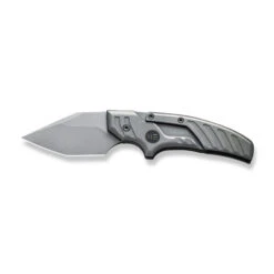 WE Typhoeus Folding Knife Gray Titanium Handle 20CV Dagger Plain Edge Gray Stonewash Finish WE21036B-2 -We Knife 664286fe 6a4c 4304 bdda e24560cc207c 69259.1662563186