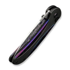 WE Zizzit Folding Knife Black Flamed Titanium/Timascus Handle Damasteel Drop Point Plain Edge WE23031-DS1 15 WE Zizzit Folding Knife Black Flamed Titanium/Timascus Handle Damasteel Drop Point Plain Edge WE23031-DS1 -We Knife 6b999c89 84ee 4a62 9121 cbb2428f20f8 05780.1715864350