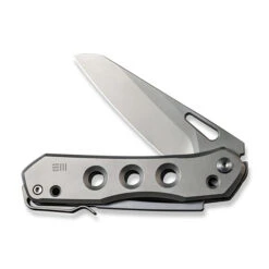 WE Vision R Folding Knife Gray Titanium Handle 20CV Reverse Tanto Plain Edge Silver Bead Blast Finish WE21031-1 16 WE Vision R Folding Knife Gray Titanium Handle 20CV Reverse Tanto Plain Edge Silver Bead Blast Finish WE21031-1 -We Knife 6cf3a797 3425 4581 a49e e958372ffae0 29570.1657030558