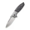 WE Nitro OG Folding Knife Gray/Black Marble Carbon Fiber Handle 20CV Drop Point Plain Edge Hand Rubbed Satin Finish WE23035-1 -We Knife 775b6485 921a 4456 995d de1ebe2dfe5c 39018.1713280835