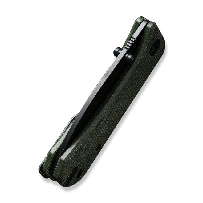 WE Banter Folding Knife Green Micarta Handle S35VN Drop Point Plain Edge Stonewash Finish 2004J 7 WE Banter Folding Knife Green Micarta Handle S35VN Drop Point Plain Edge Stonewash Finish 2004J - Image 5