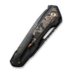 WE Falcaria Folding Knife Black/Copper Titanium Copper Foil Carbon Fiber Handle 20CV Wharncliffe Plain Edge Black Stonewash Finish WE23012B-2 -We Knife 8f6271b6 14b0 4351 9475 df45cc1056bc 57186.1713291496