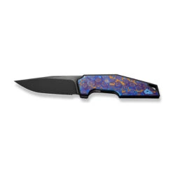 WE OAO Folding Knife Black/Purple/Gold/Blue Titanium/Timascus Handle 20CV Clip Point Plain Edge Black Stonewash Bevels/Black Brushed Flats Finish WE23001-4 19 WE OAO Folding Knife Black/Purple/Gold/Blue Titanium/Timascus Handle 20CV Clip Point Plain Edge Black Stonewash Bevels/Black Brushed Flats Finish WE23001-4 -We Knife 8f67d025 984a 4d29 83c8 4bc57123c867 66684.1704306466