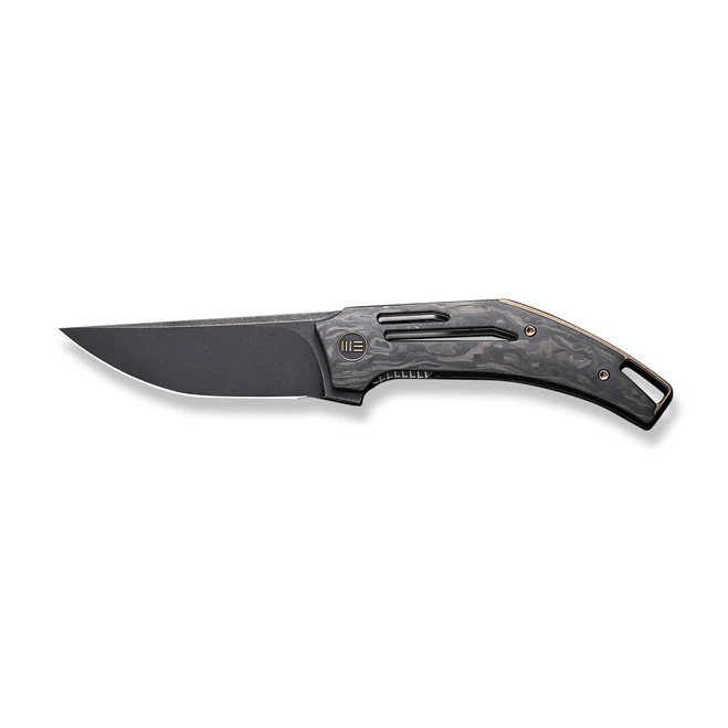 WE Speedliner Folding Knife Black Shredded Carbon Fiber Handle 20CV Drop Point Plain Edge Black Stonewash Finish WE22045B-2 10 WE Speedliner Folding Knife Black Shredded Carbon Fiber Handle 20CV Drop Point Plain Edge Black Stonewash Finish WE22045B-2 - Image 8