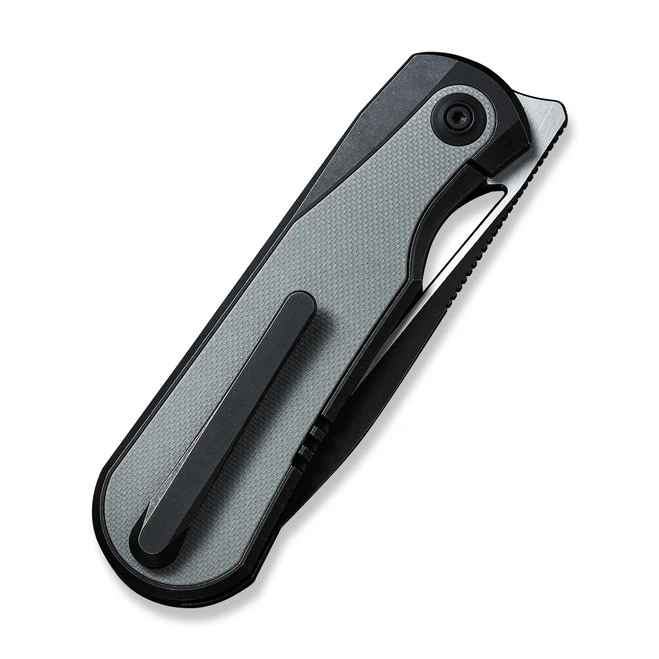 Mystery Box - WE Baloo Flipper Folding Knife Black/Gray Titanium/G10 Inlay Handle 20CV Drop Point Plain Edge Black/Satin Flat Finish WE21033-1 9 Mystery Box - WE Baloo Flipper Folding Knife Black/Gray Titanium/G10 Inlay Handle 20CV Drop Point Plain Edge Black/Satin Flat Finish WE21033-1 - Image 7