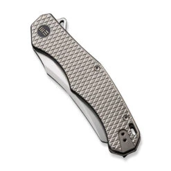 WE RekkeR Folding Knife Polished Bead Blast Titanium Handle 20CV Reverse Tanto Plain Edge Polished Bead Blast Finish WE22010G-2 15 WE RekkeR Folding Knife Polished Bead Blast Titanium Handle 20CV Reverse Tanto Plain Edge Polished Bead Blast Finish WE22010G-2 -We Knife 9b3f4fdd f1c8 4d9c a5ef f05d2be9bf74 81741.1701308483