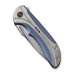 WE Equivik Folding Knife Blue Polished Bead Blast Titanium Handle 20CV Drop Point Plain Edge Hand Rubbed Satin Finish WE23020-3 13 WE Equivik Folding Knife Blue Polished Bead Blast Titanium Handle 20CV Drop Point Plain Edge Hand Rubbed Satin Finish WE23020-3 -We Knife 9b4d7370 3bc7 4d3f b025 cb613c7d59f9 85711.1701299297