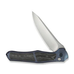 (Wrong Box) WE 702XI Folding Knife Blue Titanium Integral/Shredded Carbon Fiber Inlay Handle M390 WE07B-1 12 (Wrong Box) WE 702XI Folding Knife Blue Titanium Integral/Shredded Carbon Fiber Inlay Handle M390 WE07B-1 -We Knife Clipping Path 702XI WE07B 13 85273.1744726424