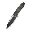 WE Archeozoic Folding Knife Black Titanium/Shedded Carbon Fiber Handle M390 Black/Satin Blade WE23091-1 -We Knife Clipping Path Archeozoic WE23091 1 1 43622.1724529109