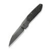WE Brr15 Folding Knife Gray Titanium/Shredded Carbon Fiber Handle M390 Plain Edge Polished Grey Finish WE24007-3 -We Knife Clipping Path Brr15 WE24007 3 1 32306.1746804645