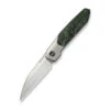 WE Brr15 Folding Knife Gray Titanium/Jungle Wear Fat Carbon Handle M390 Plain Edge Hand Rubbed Satin Finish WE24007-4 -We Knife Clipping Path Brr15 WE24007 4 1 61066.1746807071
