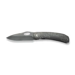 WE Inmate Folding Knife Gray/Satin Raindrop Titanium Handle 20CV Plain Gray Blade WE23096B-4 -We Knife Clipping Path Inmate WE23096B 4 8 50910.1749234168