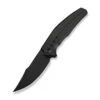WE Kyklos Folding Knife Black Titanium Handle M390 Plain Edge Black Stonewash Finish WE23086-1 -We Knife Clipping Path Kyklos WE23086 1 1 31866.1746744251