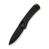 WE Nightblade Folding Knife Black Titanium Handle 20CV Plain Edge Black Stonewash Finish WE22046-1 -We Knife Clipping Path Nightblade WE22046 1 1 89613.1732586817