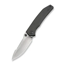 (Pre-Order Ships 9/25) WE Ryson Folding Knife Gray Titanium Handle M390 Plain Edge Hand Rubbed Satin Finish WE24086-2