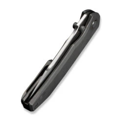 (Pre-Order Ships 9/25) WE Ryson Folding Knife Gray Titanium Handle M390 Plain Edge Hand Rubbed Satin Finish WE24086-2 -We Knife Clipping Path Ryson WE24086 2 6 64247.1756857734