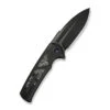 WE Sylox Folding Knife Black Titanium Aluminum Foil Carbon Fiber Handle M390 Plain Edge -We Knife Clipping Path Sylox WE24027 1 1 83160.1741368025