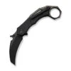 WE Tayra Folding Knife Karambit Black Titanium/Bronze Titanium Integral Backspacer & Finger Ring Handle M390 Plain Black Blade WE24069-1 2 WE Tayra Folding Knife Karambit Black Titanium/Bronze Titanium Integral Backspacer & Finger Ring Handle M390 Plain Black Blade WE24069-1 -We Knife Clipping Path Tayra WE24069 1 1 79398.1752495986