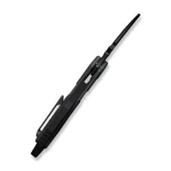 WE Tayra Folding Knife Karambit Tiger Stripe Flame Titanium/Black Titanium Integral Backspacer & Finger Ring Handle M390 Plain Edge Hand Rubbed Black SW/Satin Flat Finish WE24069-4 -We Knife Clipping Path Tayra WE24069 4 7 06587.1752496147