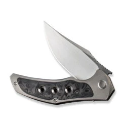 WE Magnetron Folding Knife Gray/Black/Natural Steel Titanium/Rose Carbon Fiber Handle 20CV Clip Point Plain Edge Hand Rubbed Satin Finish WE18058-2 12 WE Magnetron Folding Knife Gray/Black/Natural Steel Titanium/Rose Carbon Fiber Handle 20CV Clip Point Plain Edge Hand Rubbed Satin Finish WE18058-2 -We Knife WE18058 2 Magnetron 3 99549.1680215002