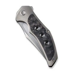 WE Magnetron Folding Knife Gray/Black/Natural Steel Titanium/Rose Carbon Fiber Handle 20CV Clip Point Plain Edge Hand Rubbed Satin Finish WE18058-2 13 WE Magnetron Folding Knife Gray/Black/Natural Steel Titanium/Rose Carbon Fiber Handle 20CV Clip Point Plain Edge Hand Rubbed Satin Finish WE18058-2 -We Knife WE18058 2 Magnetron 4 05859.1680215003