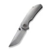 WE Thug XL Folding Knife Gray Titanium Handle 20CV Tanto Plain Edge WE20028D-1 -We Knife WE20028D 1 Thug XL 1 84795.1669651695