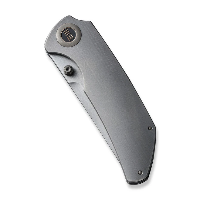 WE Thug XL Folding Knife Gray Titanium Handle 20CV Tanto Plain Edge WE20028D-1 6 WE Thug XL Folding Knife Gray Titanium Handle 20CV Tanto Plain Edge WE20028D-1 - Image 4