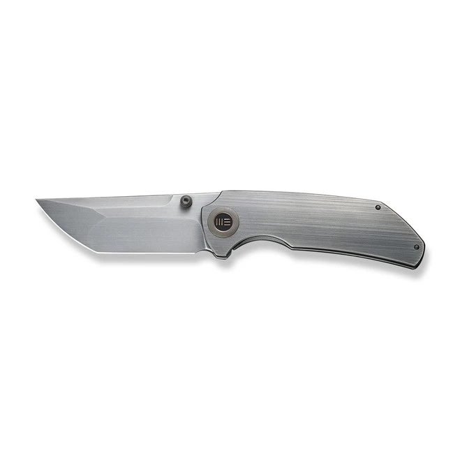 WE Thug XL Folding Knife Gray Titanium Handle 20CV Tanto Plain Edge WE20028D-1 10 WE Thug XL Folding Knife Gray Titanium Handle 20CV Tanto Plain Edge WE20028D-1 - Image 8